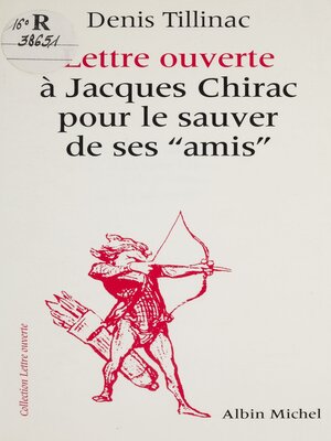 cover image of Lettre ouverte à Jacques Chirac pour le sauver de ses amis